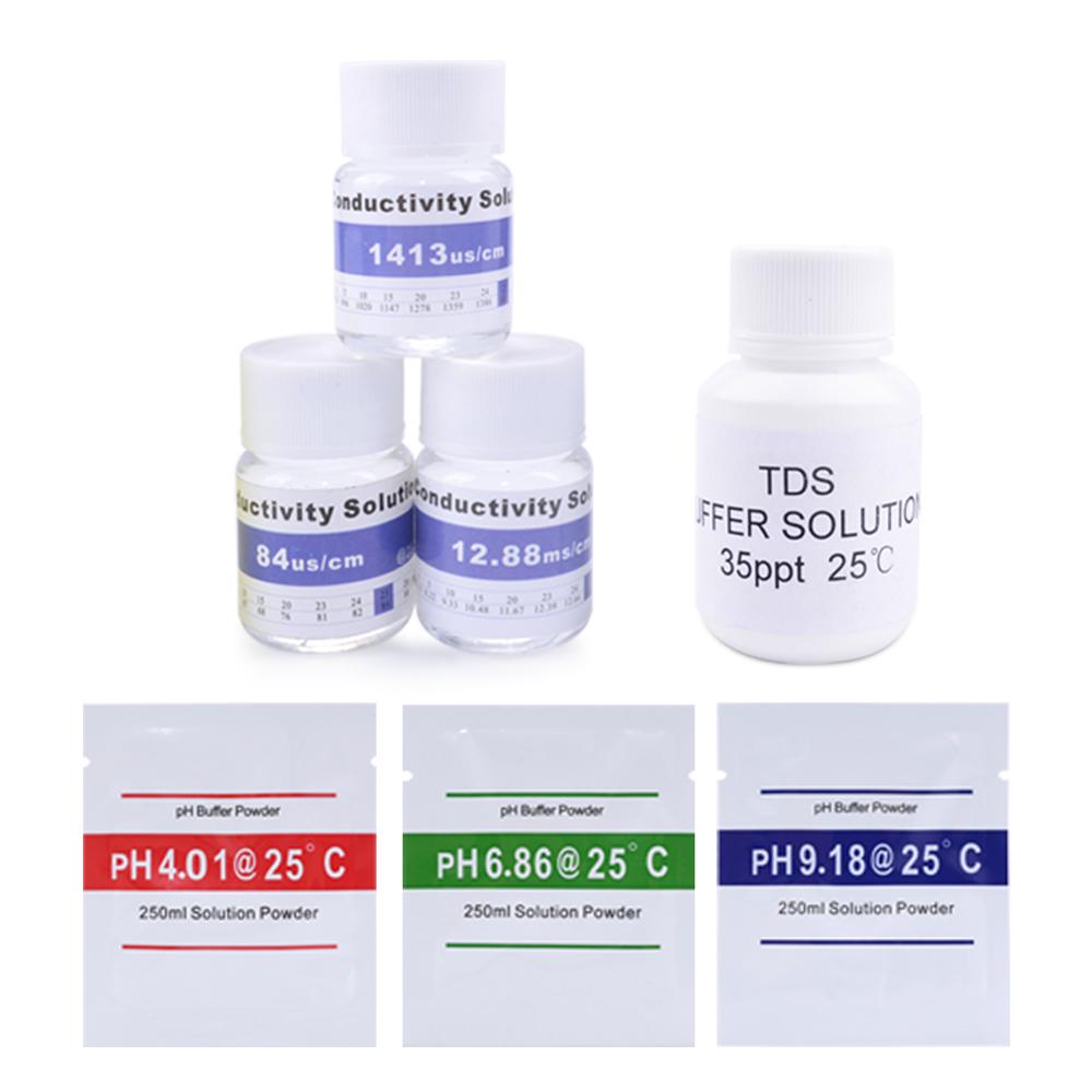 Ph Up Down Solution - TDS-Kalibrierungslösungsset für EC-Messgerät, PH-Pufferpulverpakete für PH-Messgerät,