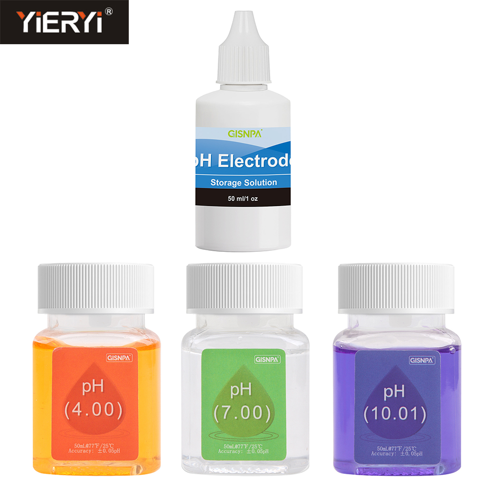 Ph Up Down Solution - 50 ml pH-Meter-Kalibrierungsflüssigkeitsset (pH 4,00, 7,00
