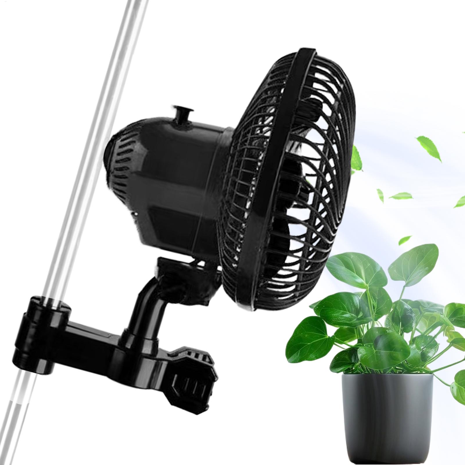 Oscillating Fan Clip - Grow Tent Ventilator: Leistungsstarker oszillierender Clip-Ventilator