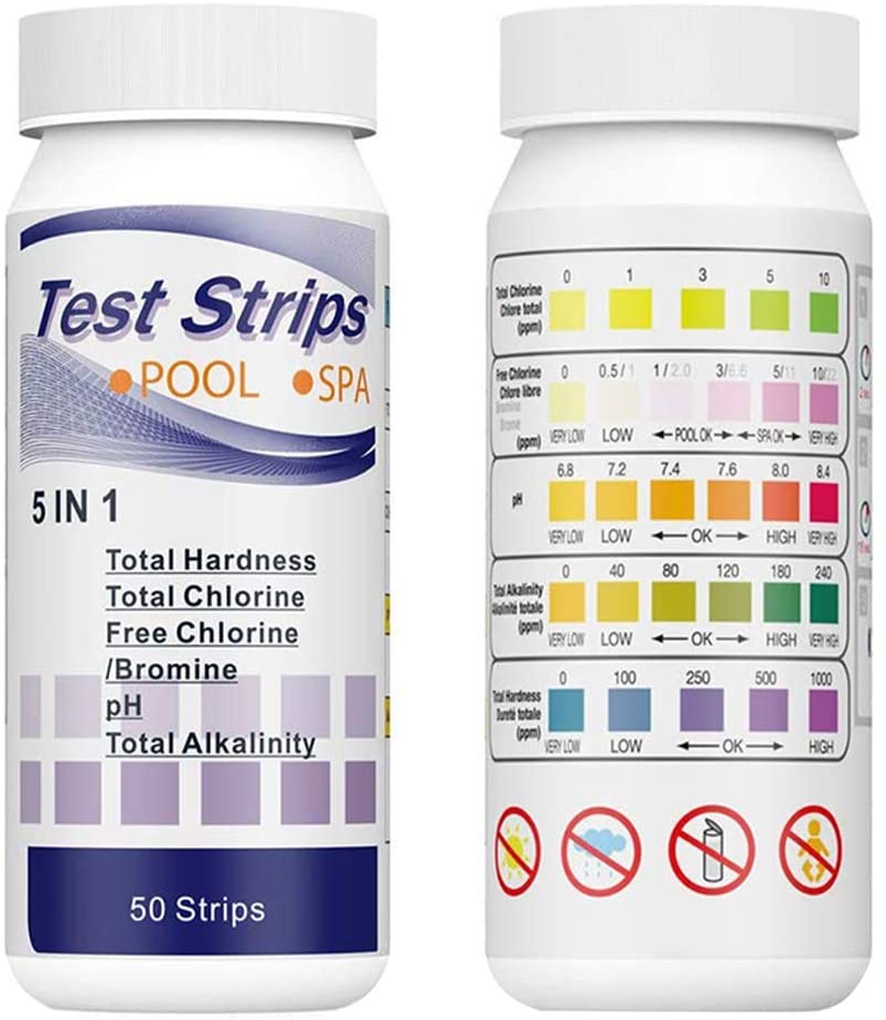 50 Stück Mehrzweck 5 in 1 Chlo – Ph Up Down Solution Bewertung und Preis