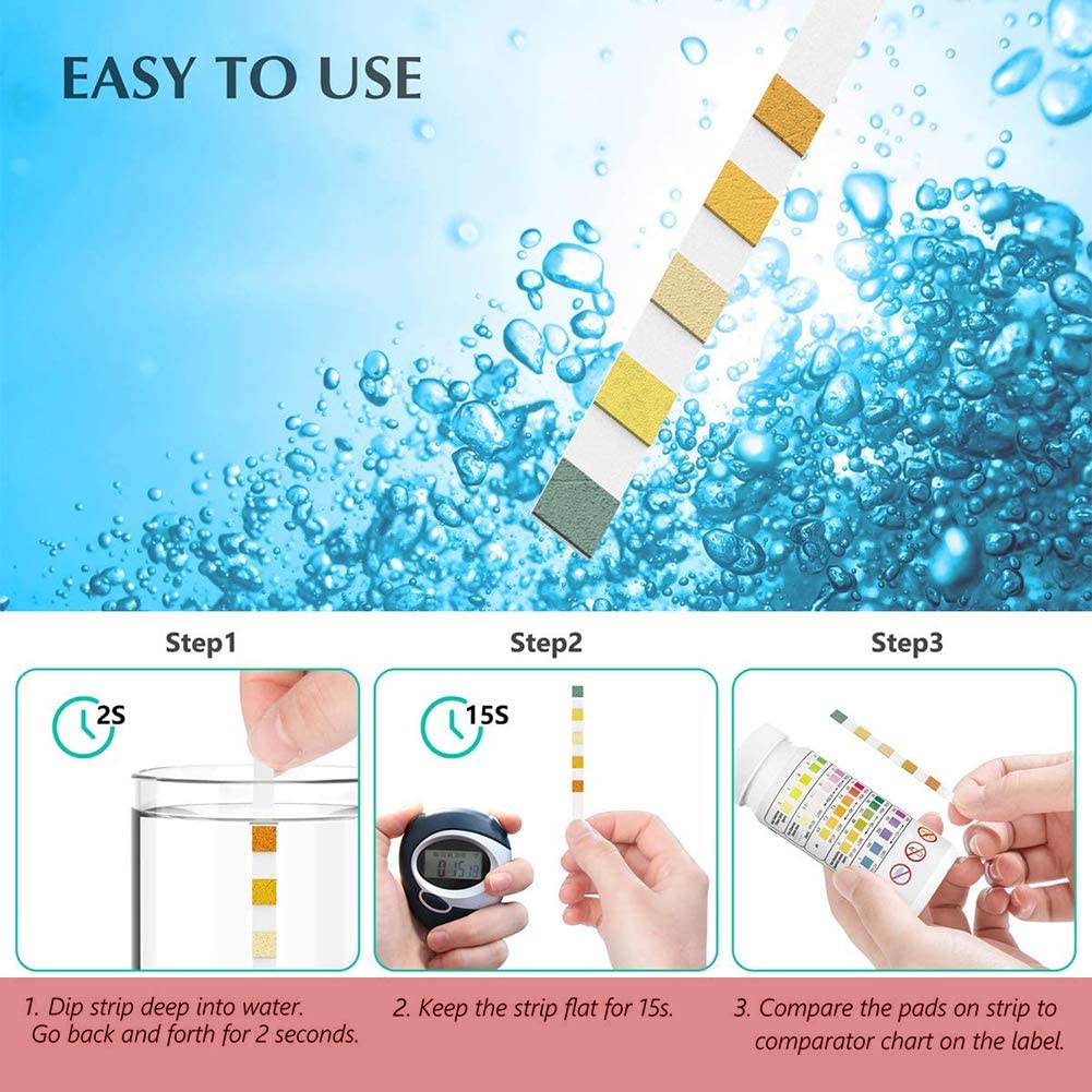 50 Stück Mehrzweck 5 in 1 Chlo – Ph Up Down Solution Bewertung und Preis