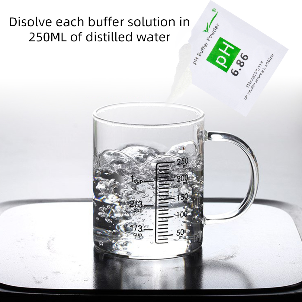 PH-Pufferpulver pH4.00 6,86 9, – Ph Up Down Solution Bewertung und Preis
