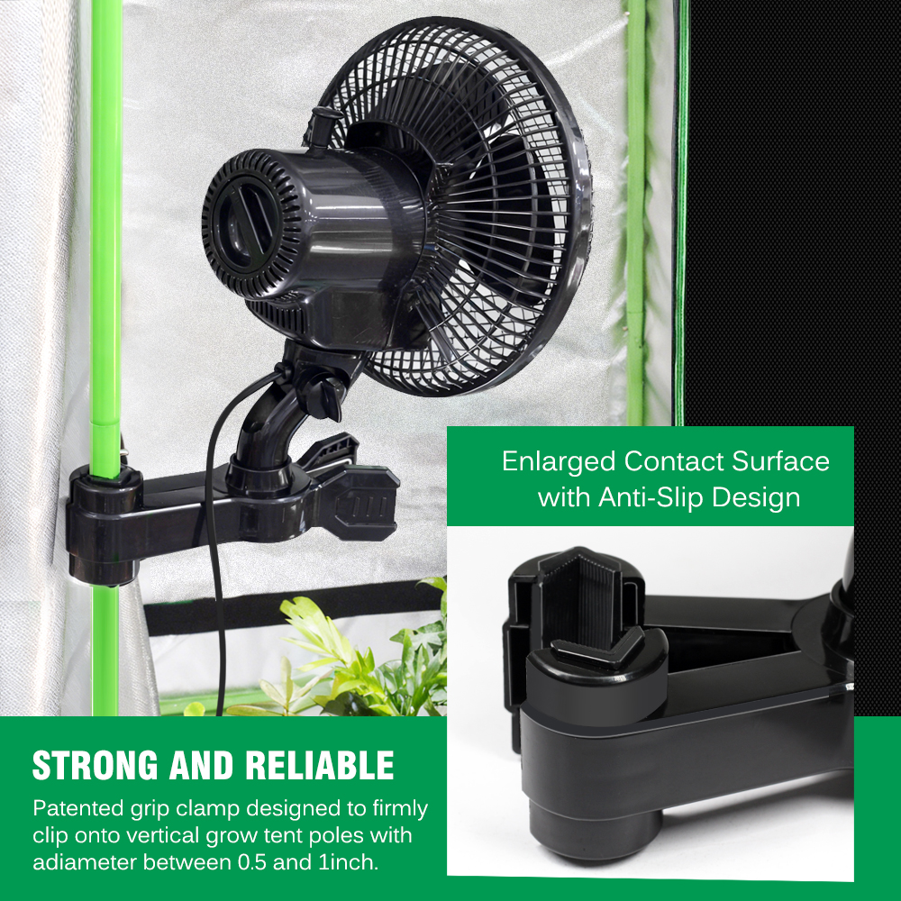 Plant Tent Cooling Clip-On-Ven – Oscillating Fan Clip Bewertung und Preis
