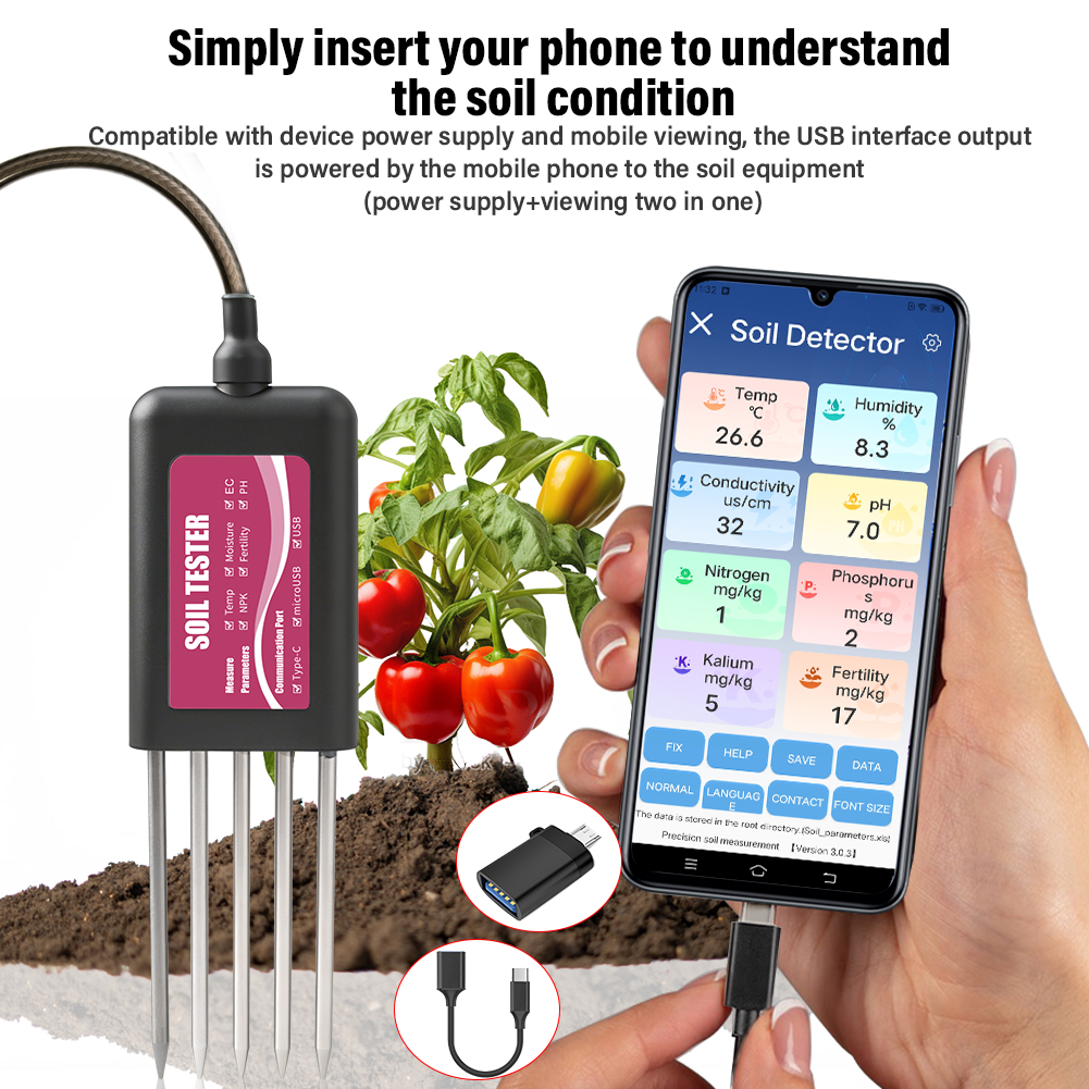 8-in-1 Bodentester NPK PH-Mete – Ph Up Down Solution Bewertung und Preis