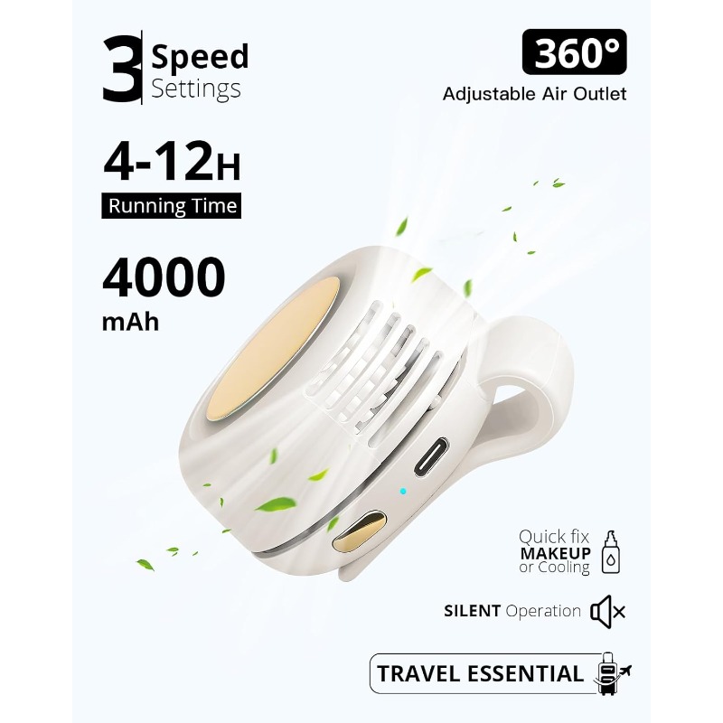 Tragbarer, leiser Ventilator,  – Oscillating Fan Clip Bewertung und Preis