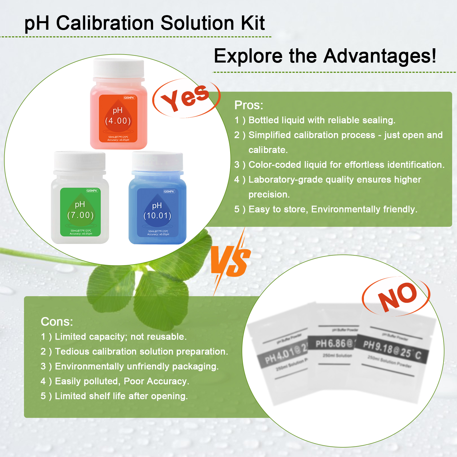 PH-Meter-Kalibrierungslösung,  – Ph Up Down Solution Bewertung und Preis