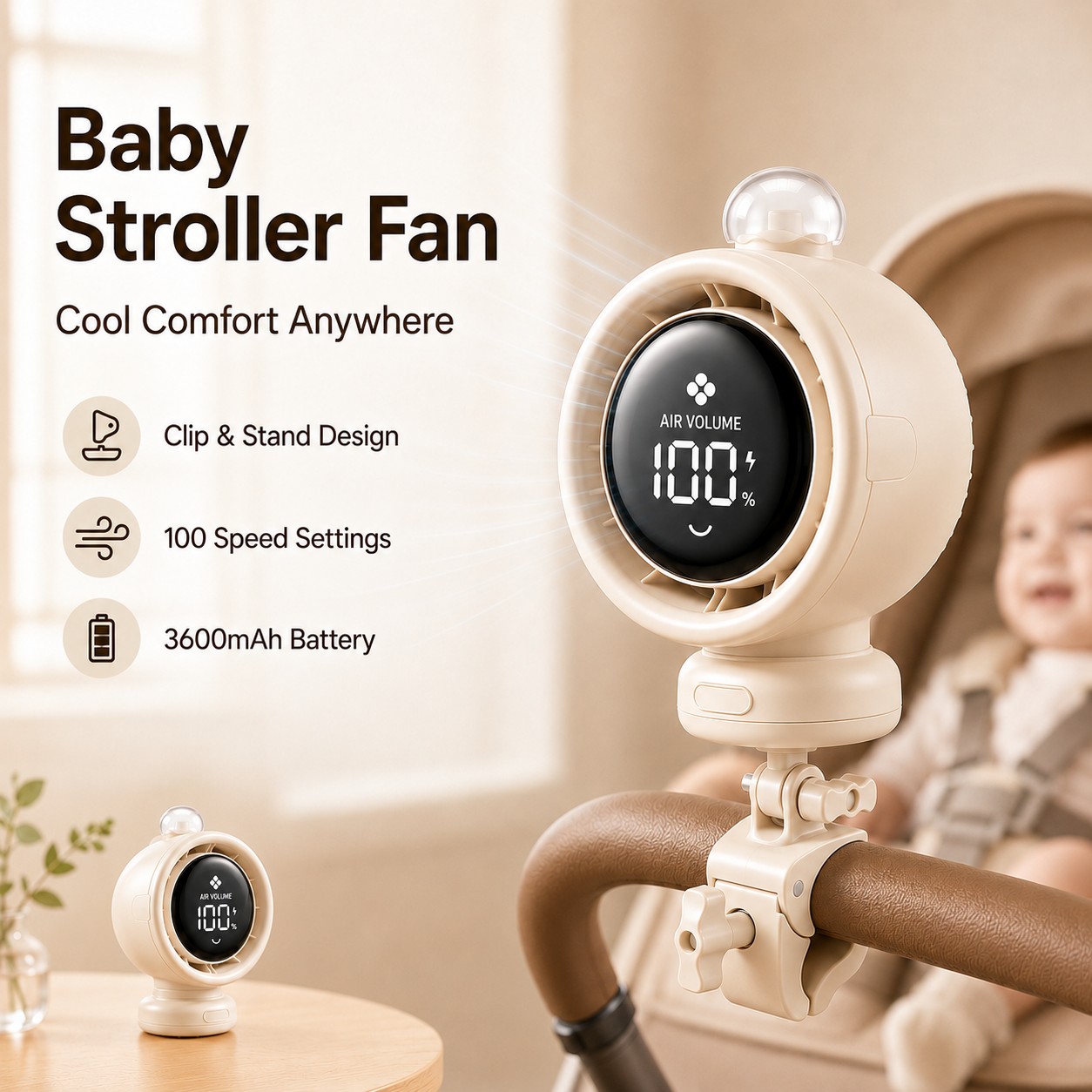 2026 Neuer Tragbarer Kinderwag – Oscillating Fan Clip Bewertung und Preis